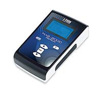 Itech Aparato de magnetoterapia Mag2000 Premium, baja frecuencia, alta intensidad, 2 fajas Negro/Azul