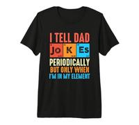 I Tell Dad Jokes Periódicamente Divertido Día del Padre Camiseta Premium