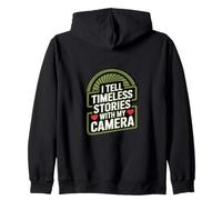 I Tell Timeless Stories with my Camera Sudadera con Capucha