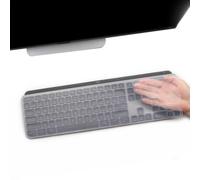 i-Tensodo Funda para teclado Logitech MX Keys,Logitech MX Keys Keyboard Accessories Protector Skin-Clear