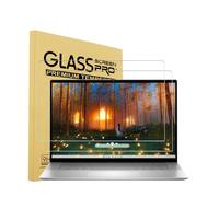 i-Tensodo Paquete de 2 protectores de pantalla de vidrio templado para laptop Dell Inspiron 16/Latitude 16/Precision 16/Vostro 16/Dell G16 de 16 pulgadas, 2.5D, HD transparente, dureza 9H