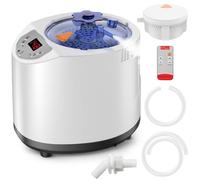 I-THERA-U Sauna de vapor para el hogar - 3 l sauna portátil para el hogar, baño de vapor de 1200 W, mini sauna móvil con mando a distancia, temporizador, 15 niveles de calor, vaso de vapor, accesorios