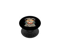 I Think I Will Cause Problems On Purpose Chaos Vibe - PopSockets PopGrip Adhesivo