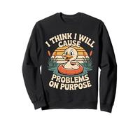 I Think I Will Cause Problems On Purpose Chaos Vibe - Sudadera