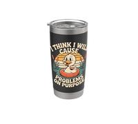 I Think I Will Cause Problems On Purpose Chaos Vibe - Vaso térmico de acero inoxidable de doble pared