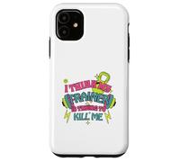 I Think My Trainer Is Trying To Kill Me Funny Gym Design Carcasa para iPhone 11