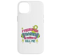 I Think My Trainer Is Trying To Kill Me Funny Gym Design Carcasa para iPhone 14 Plus