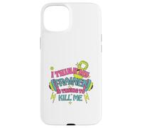 I Think My Trainer Is Trying To Kill Me Funny Gym Design Carcasa para iPhone 15 Plus