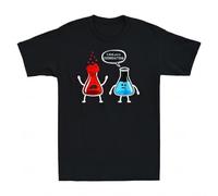 I Think You'Re Overreacting Funny Nerd Chemistry Men's T-Shirt Black 3XL