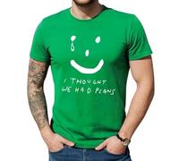I Thought WE HAD Plans | Funny | Novedad | Joke | Camiseta para hombre, Camiseta verde irlandesa con estampado blanco, 3XL