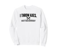 I Throw Axes Camisa de papá lanzando Hacha de leñador Sudadera