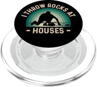 I Throw Rocks At Houses PopSockets PopGrip para MagSafe