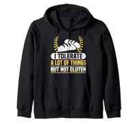I Tolerate a Lot But Not Gluten Funny Celiac Gift Sudadera con Capucha
