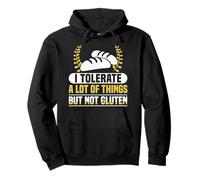 I Tolerate a Lot But Not Gluten Funny Celiac Gift Sudadera con Capucha