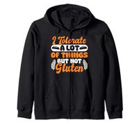 I Tolerate a Lot But Not Gluten Funny Celiac Gift Sudadera con Capucha