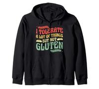 I Tolerate a Lot But Not Gluten Funny Celiac Gift Sudadera con Capucha
