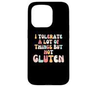I Tolerate a Lot of Things but Not Gluten Groovy Celiac Carcasa para iPhone 15 Pro