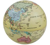 I-Total CM3315 Globo giratorio de arena - Mapa del mundo - Giratorio - Globo de tierra giratorio - Cool Office Desk Accessories