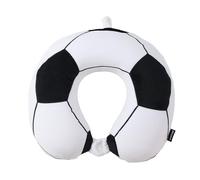 I-TOTAL® - Cojín de Viaje Kawaii para Cuello - Almohada Cervical Divertida y Cómoda, Soporte para Avión, Coche y Tren, Diseño Colorido y Suave para Descansar en Viajes (Football)