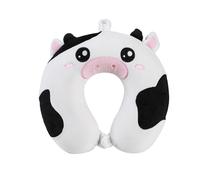I-TOTAL® - Cojín de Viaje para Soporte Cervical, cojín Cervical/Almohada de Viaje Divertido (Cow)