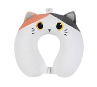 I-TOTAL® - Cojín de Viaje para Soporte Cervical, cojín Cervical/Almohada de Viaje Divertido (Orange Cat)