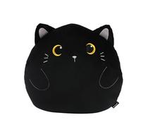 I-TOTAL ® - Cojín Decorativo para Dormitorio o Sala de Estar, cojín de Tela con Forma de Animal (Black Cat)