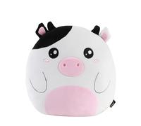 I-TOTAL ® - Cojín Decorativo para Dormitorio o Sala de Estar, cojín de Tela con Forma de Animal (Cow)