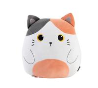 I-TOTAL ® - Cojín Decorativo para Dormitorio o Sala de Estar, cojín de Tela con Forma de Animal (Orange Cat)