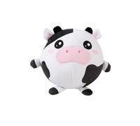 I-TOTAL® - Cojín Suave Squishy de Espuma viscoelástica de 14 cm de diámetro, con Forma de Peluche (Cow)