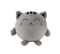 I-TOTAL® - Cojín Suave Squishy de Espuma Viscoelástica con 14 cm de Diámetro, Almohada Squishy (Grey Cat)