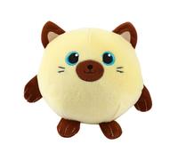 I-TOTAL® - Cojín Suave Squishy de Espuma Viscoelástica con 14 cm de Diámetro, Almohada Squishy (Siamese Cat)