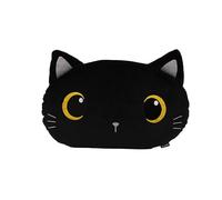 I-TOTAL® - Cojines Decorativos Planos con Forma de Animal - Cómodos y adorables (Black Cat)