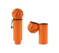 I-TOTAL® - Estuche de Silicona Suave para la Escuela, Extensible con Forma Contorneada (Basketball)
