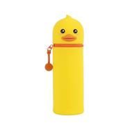 I-TOTAL® - Estuche de Silicona Suave para la Escuela, Extensible con Forma Contorneada (Duck)