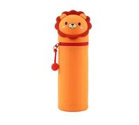 I-TOTAL® - Estuche de Silicona Suave para la Escuela, Extensible con Forma Contorneada (Lion)