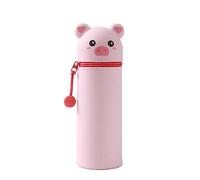 I-TOTAL® - Estuche de Silicona Suave para la Escuela, Extensible con Forma Contorneada (Piggy)