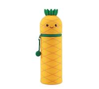 I-TOTAL® - Estuche de Silicona Suave para la Escuela, Extensible con Forma Contorneada (Poppy Pineapple)