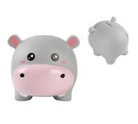 I-TOTAL® - Hucha Divertida Decorativa/Monedero de plástico Resistente (Hippo)