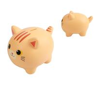 I-TOTAL® - Hucha Divertida Decorativa/Monedero de plástico Resistente (Orange Tabby Cat)