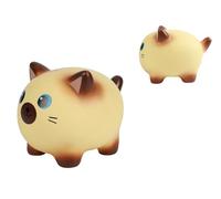 I-TOTAL® - Hucha Divertida Decorativa/Monedero de plástico Resistente (Siamese Cat)