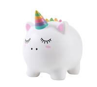 I-TOTAL® - Hucha Divertida Decorativa/Monedero de plástico Resistente (Unicorn)