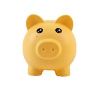 I-TOTAL® - Hucha Divertida Decorativa/Monedero de plástico Resistente (Yellow Piggy)
