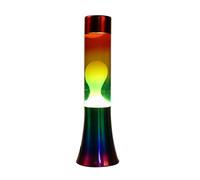 I-TOTAL® - Lámpara de lava (BASE NEGRA RAINBOW 30 CM)