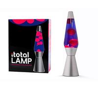 I-TOTAL -Lámpara de lava iluminante colorada (Azul/Fucsia 1)