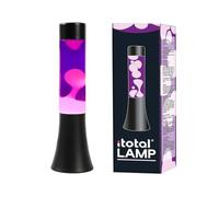 I-TOTAL® - Lámpara de lava Magma / 40 CM (30 cm violeta/blanco)