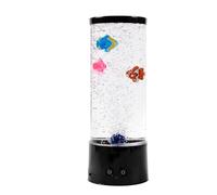 I-TOTAL - Lámpara Volcano con peces redonda 30 cm