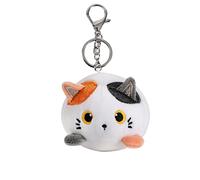 I-TOTAL® - Llavero con gancho, lindo animal de peluche suave 10 x 11 x 9 cm (CAT)