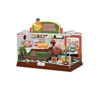 I-TOTAL® - Shop in a Box - Kit Creativo DIY Miniatura 3D para Construir y Coleccionar Tiendas Estilo Pastel - Maqueta Decorativa con Detalles Realistas - Idea de Regalo Original (FIRED CHICKEN SOUP)