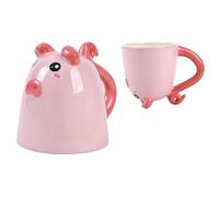 I-TOTAL® - Taza de cerámica Up & Down (PIGGY) 300 ml