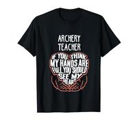 I Train Archery Super Heroes - Gráfico para maestros Camiseta
